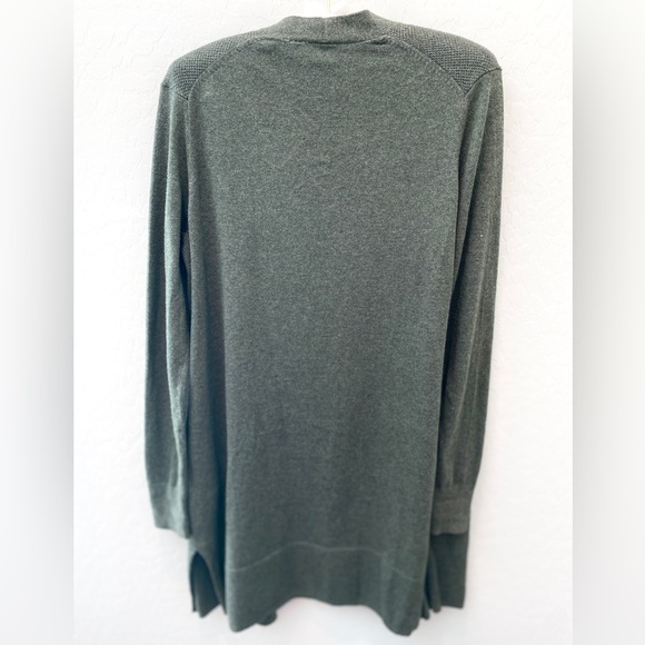 GAP | Green Long Knit Casual Oversized Open Cardigan | XS - Picture 4 of 6